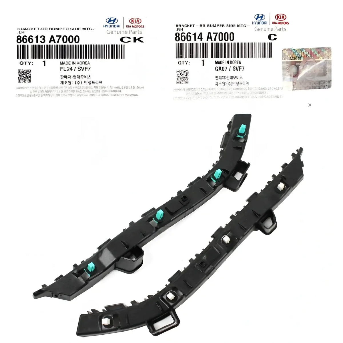 Genuine Rear Bumper Bracket Left Right 2ea 1Set For Kia Forte Sedan 2014-2018