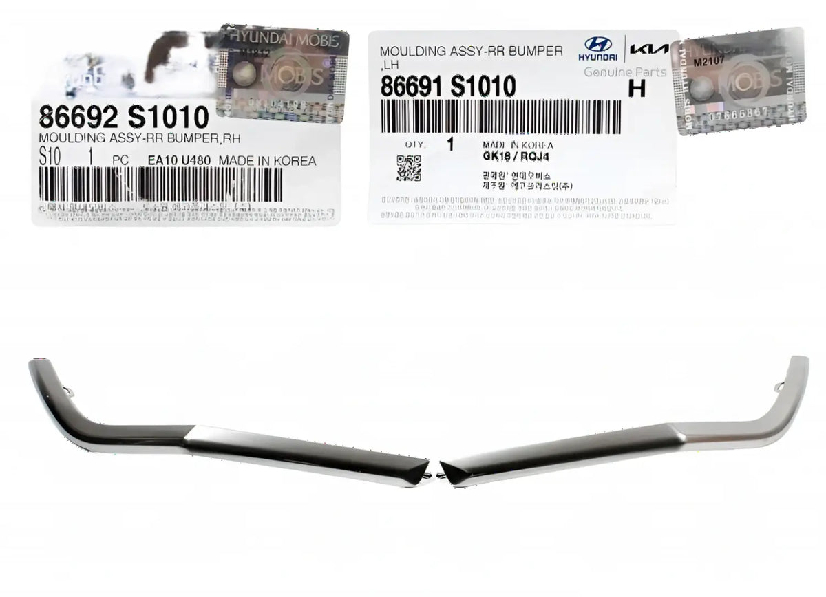 Genuine Rear Bumper Molding Left Right 2EA For Hyundai Santa Fe 2019-2020
