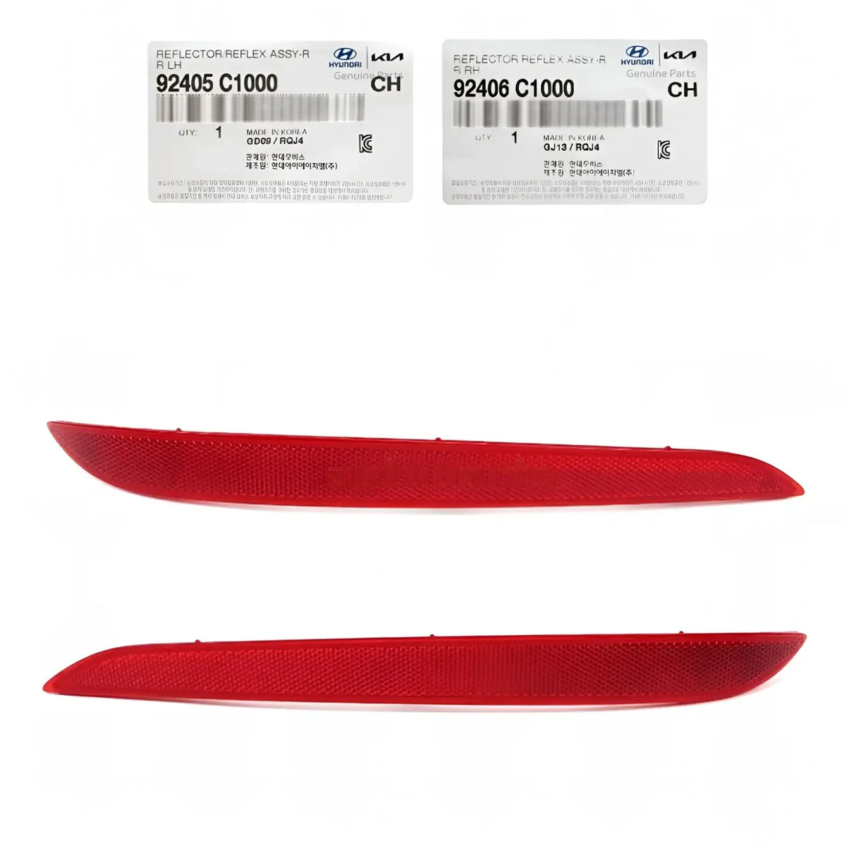 Genuine Rear Bumper Reflector Left Right 2ea - 1set For Hyundai Sonata 2015-2017