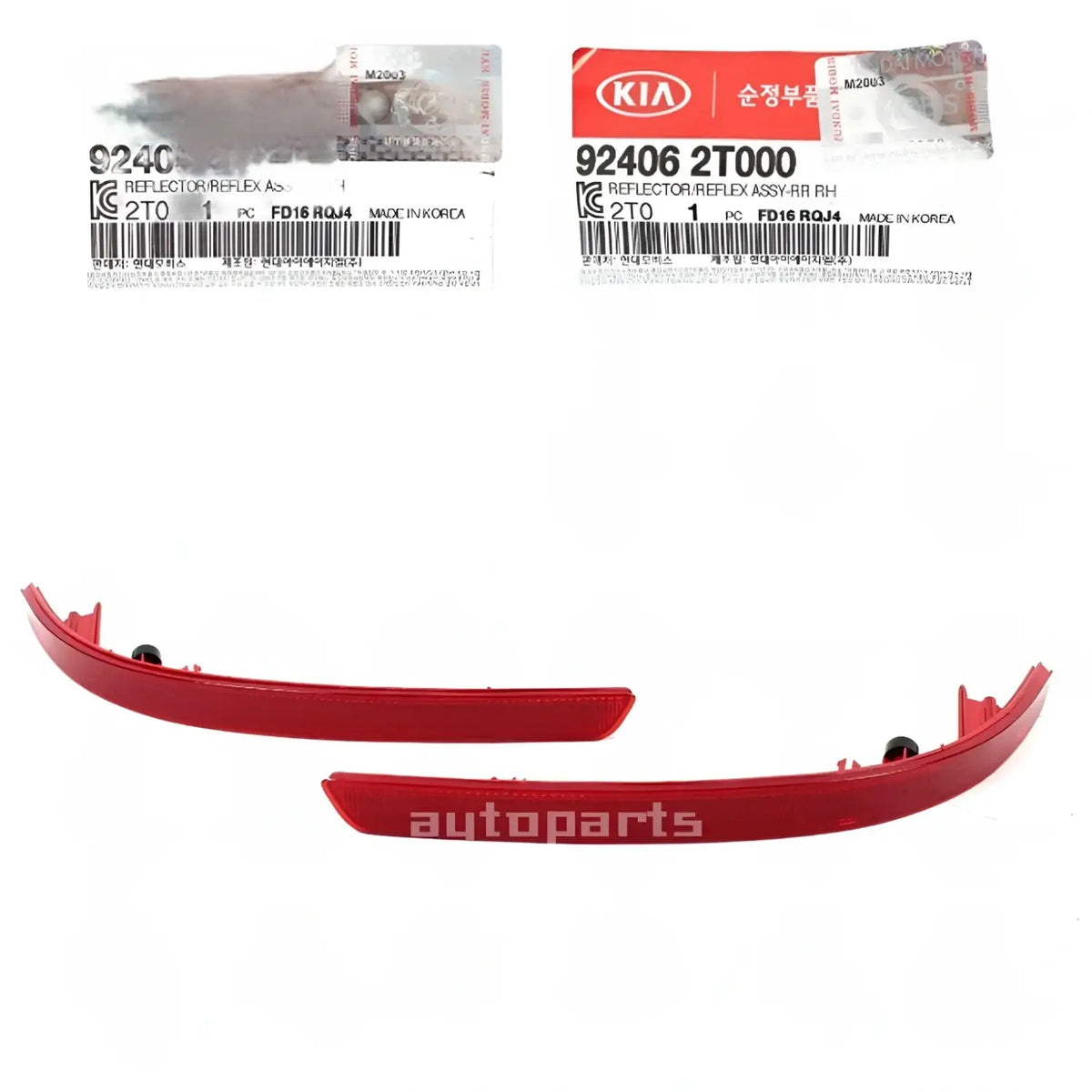 Genuine Rear Bumper Reflector Left Right 2EA 1SET For Kia Optima 2011-2013