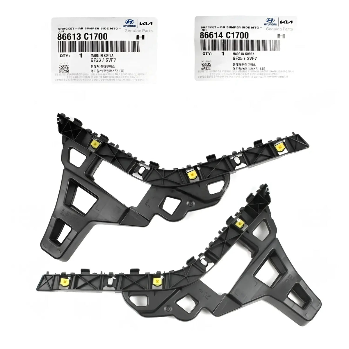 Genuine Rear Bumper-Side Bracket Left Right 2EA For Hyundai Sonata 2015-2019