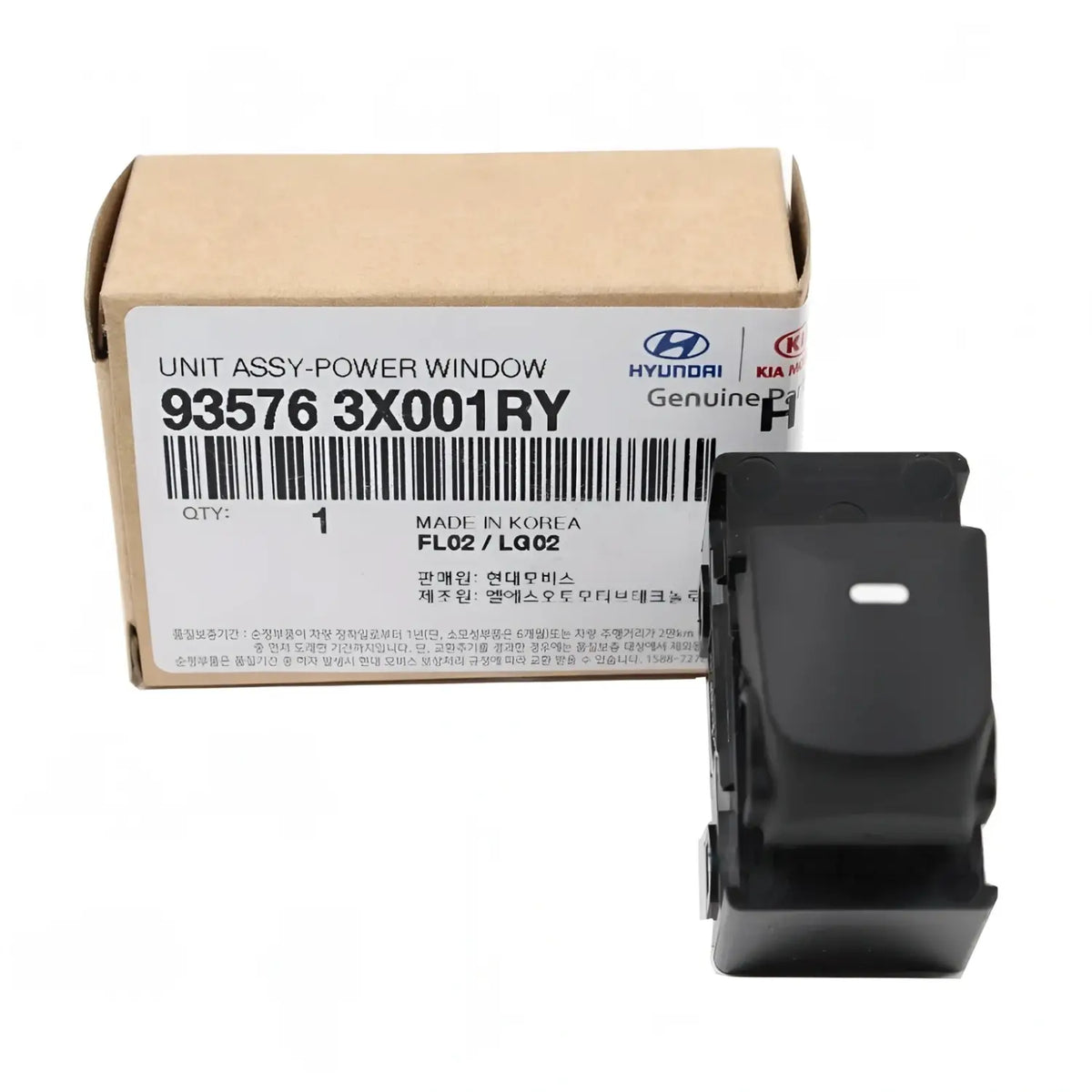 Genuine Rear Door Interior Power Window Switch For Hyundai Elantra Sedan 2011-2016