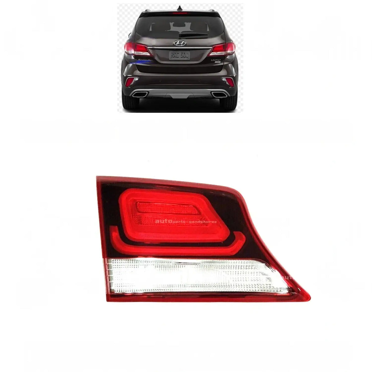 Genuine Rear Trunk LED Tail Light Lamp LH Inside For Hyundai Santa FE XL 2014-2018