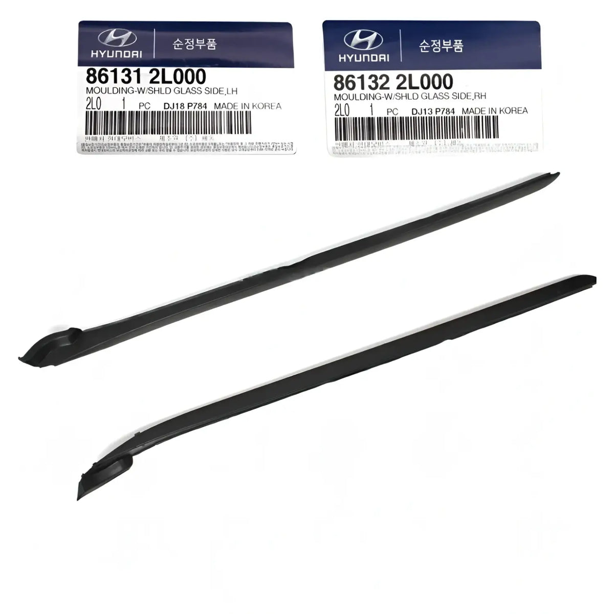 Genuine Side Windshield Molding Left Right 2EA 1SET For Hyundai Elantra 2009-2012