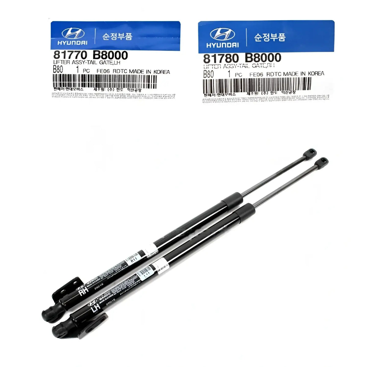 Genuine Tailgate Lifter Left Right 2EA For For Hyundai Santa Fe XL 3.3L 2013-2019