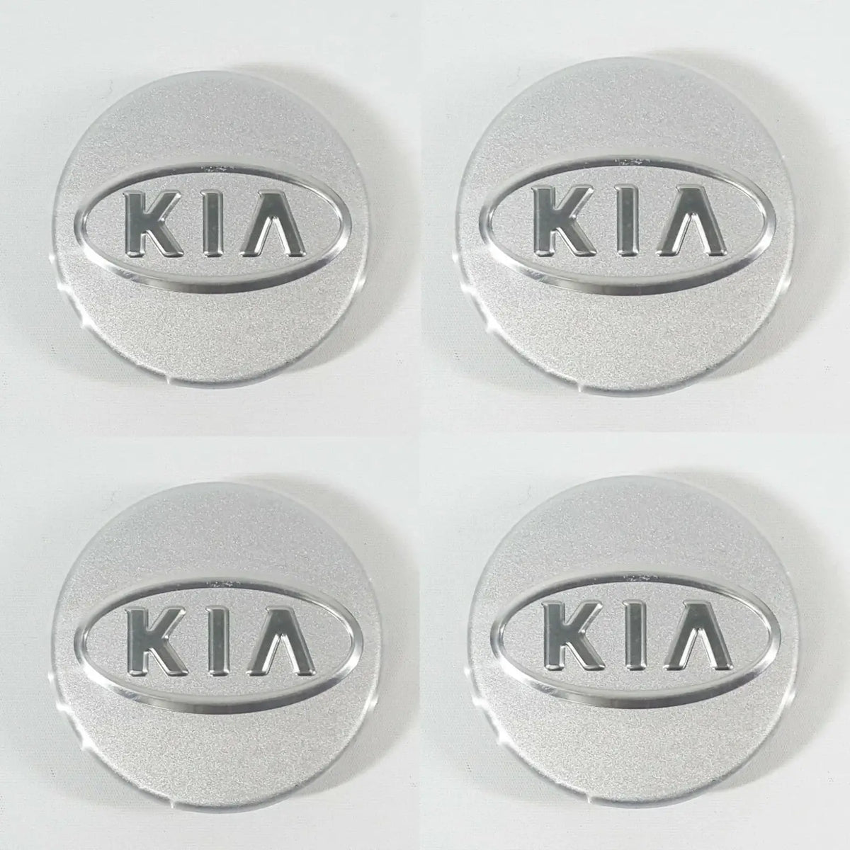 Genuine Wheel Center Hub Cap Aluminum 4ea For Kia 1.6L 2.0L 2.4L 2.7L 2005-2011