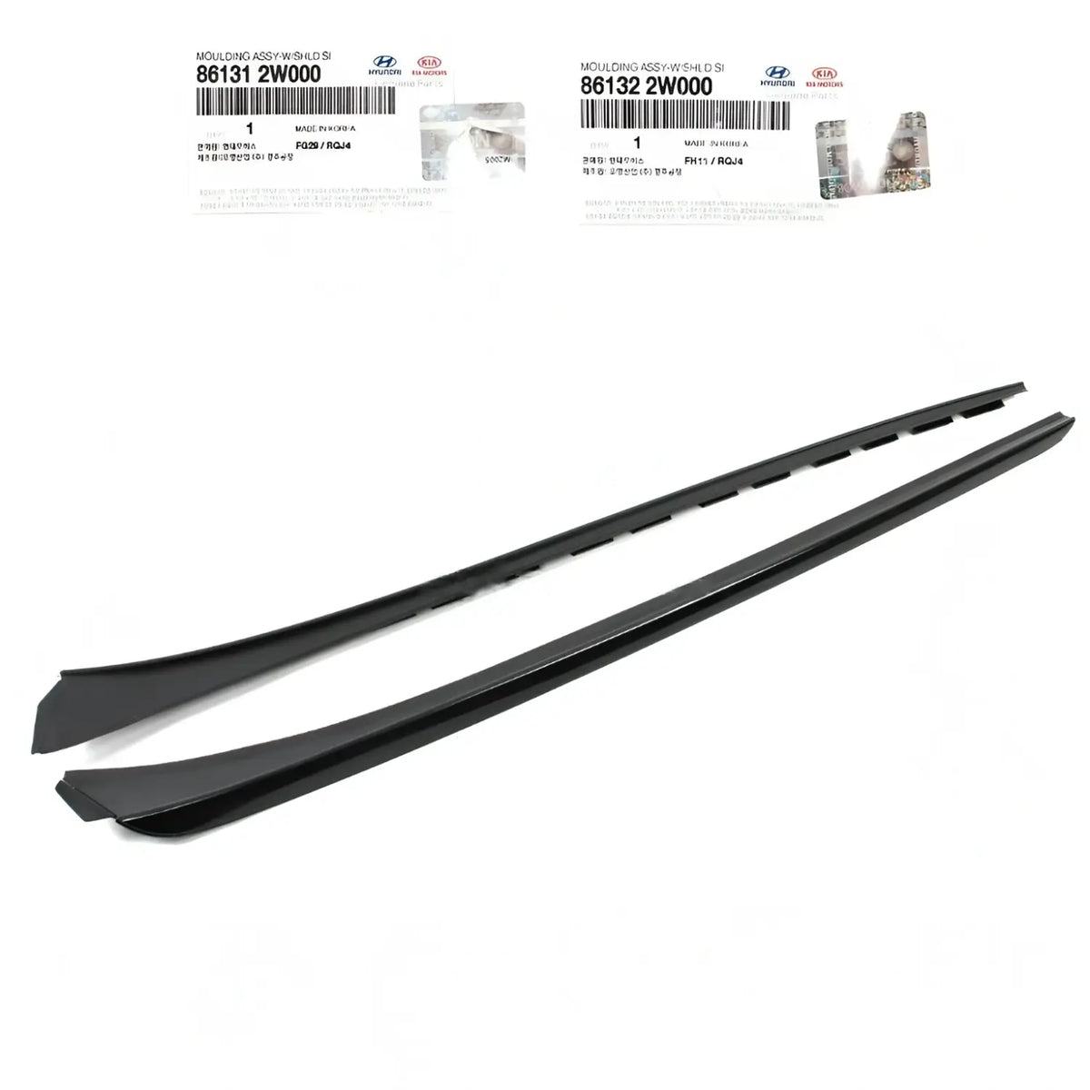 Genuine Windshield Pillar Molding Left Right 2EA For Santa Fe 2013-2018