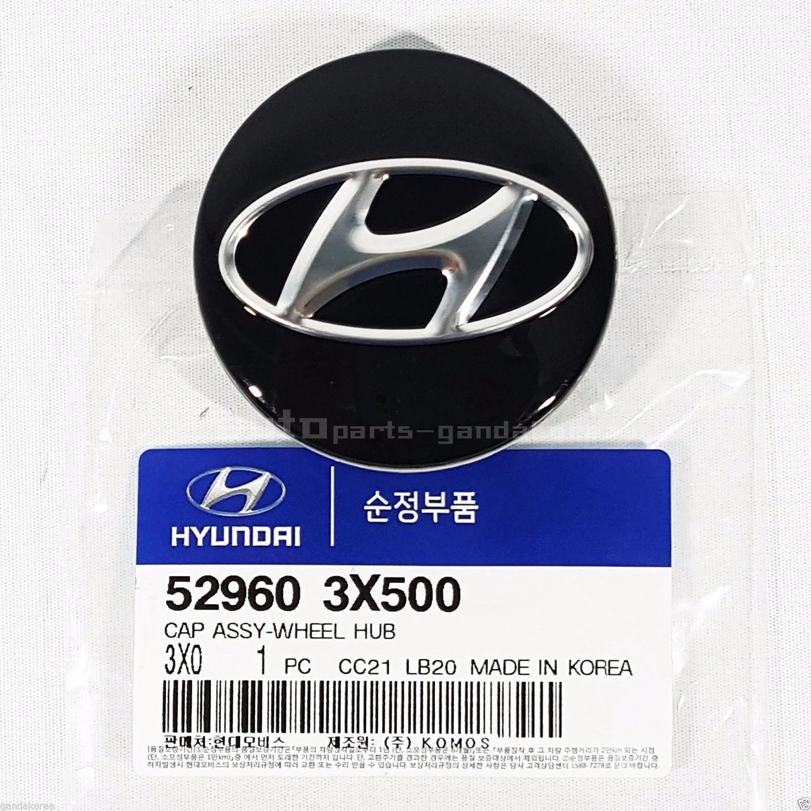 Genuine 529603X500 Wheel Center Cap For Hyundai Elantra Sedan 2011 2016