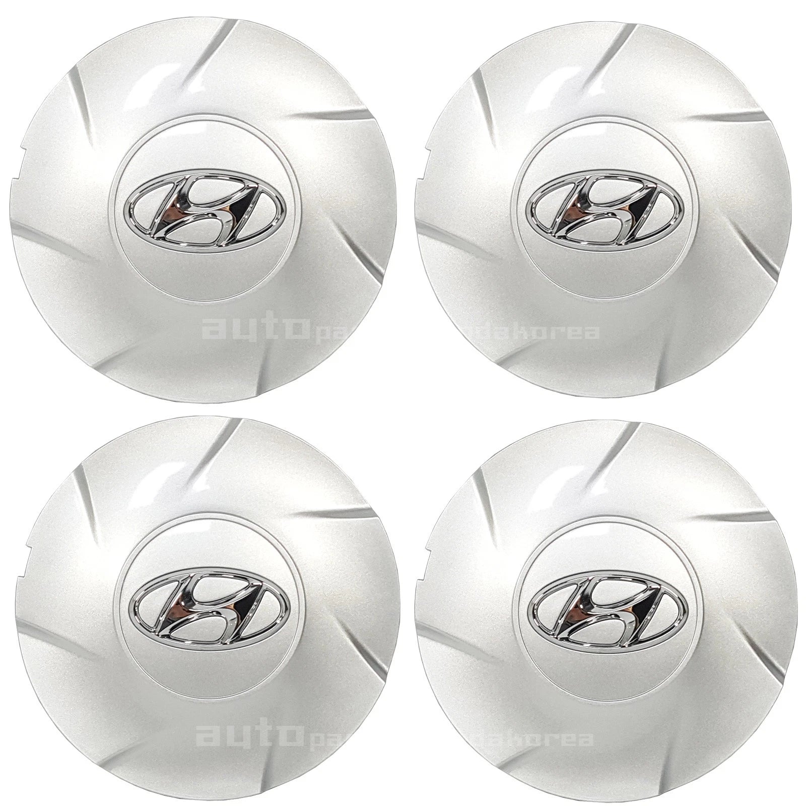 Genuine 529603X300 17" Wheel Center Hub Cap Cover Silver 4PCS Elantra MD 11-13