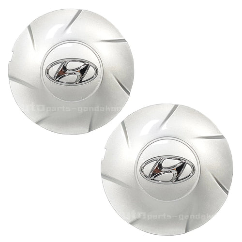 529603X300 17" Wheel Center Hub Cap Cover Silver 2PCS Elantra MD 11-13