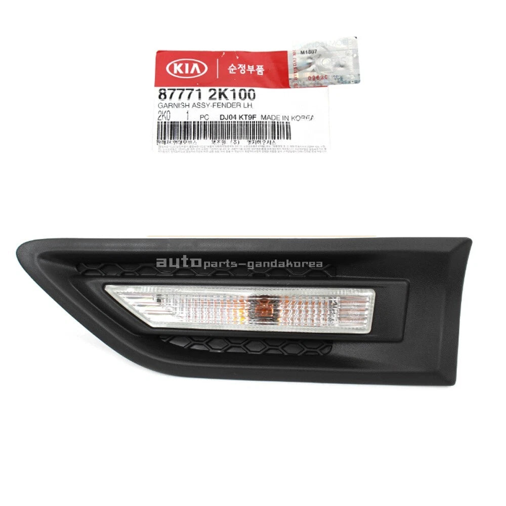 GENUINE 877712K100 FENDER SIDE MARKER LAMP LEFT DRIVER FOR KIA SOUL 2010-2013