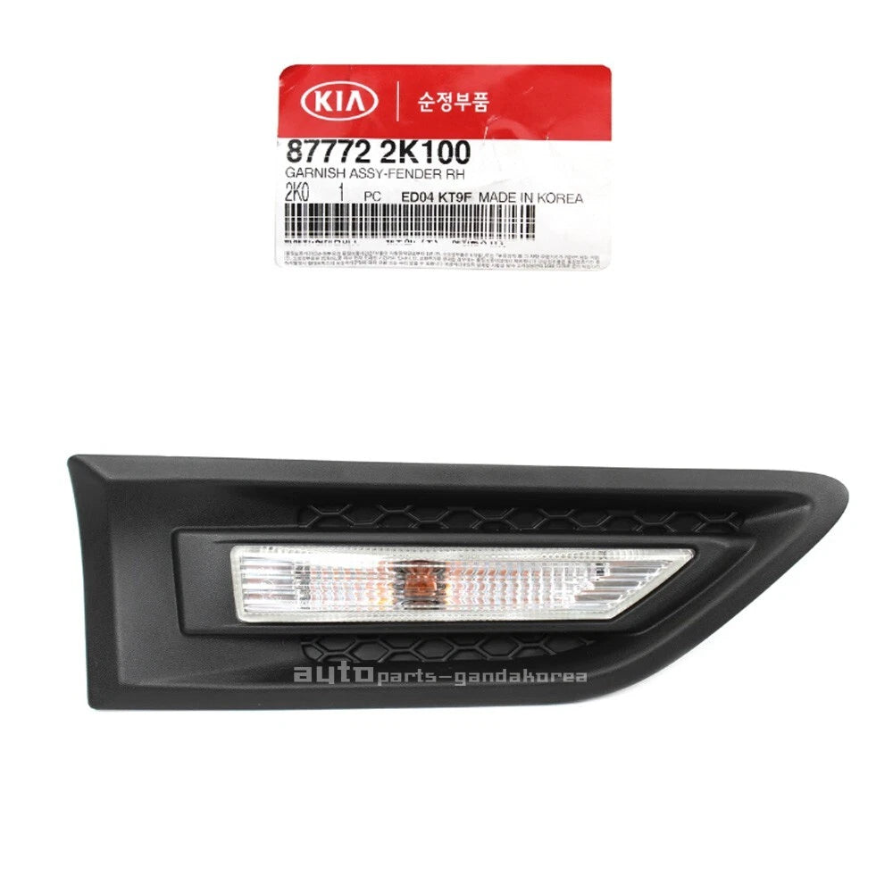 GENUINE 877722K100 FENDER SIDE MARKER LAMP RIGHT PASSENGER FOR KIA SOUL 2010-2013