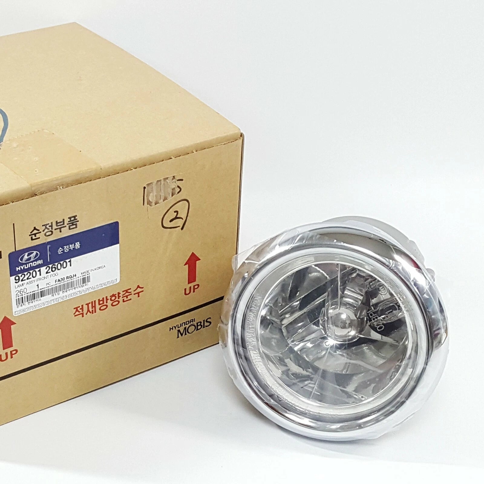 Genuine 9220126001 Fog Light Lamp with Bulb RH 1p For Hyundai Santa Fe 2001-2006