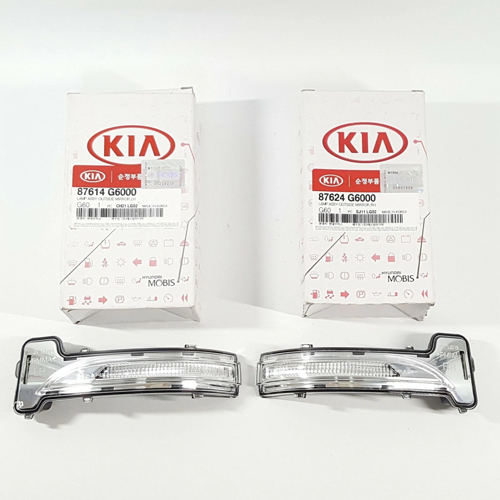 OEM Side Repeater Turn Signal LED Lamp LH RH 2EA-1Set For Kia Morning 2017-2018