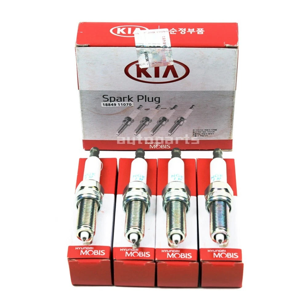 Genuine 1884911070 Spark Plugs 4PCS For Hyundai Genesis Kia Sportage 2015-2023
