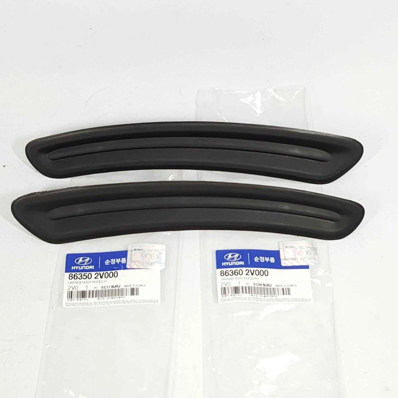 Genuine Hood Bonnet Garnish Vent LH RH 2EA For Hyundai Veloster & Turbo 2011-2017