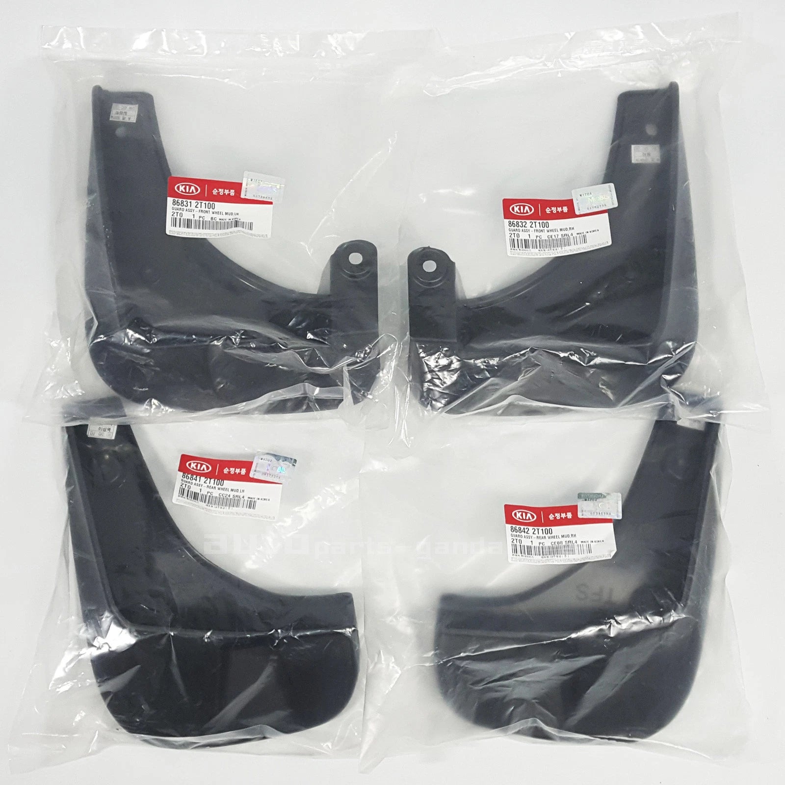 Genuine Mud Guards Splash Flaps Front & Rear 4PCS For Kia K5 2011-2013
