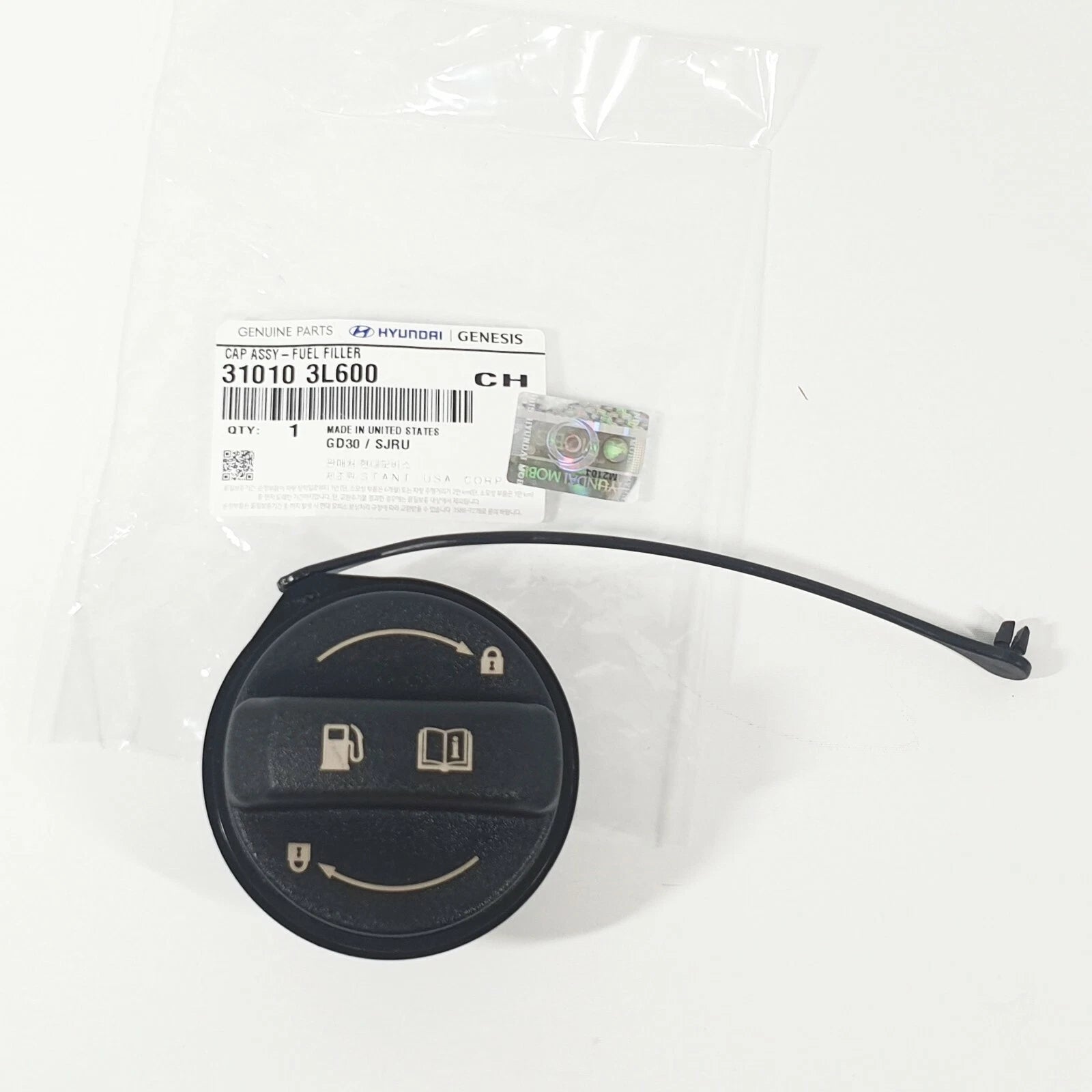 Genuine 310103L600 New FUEL FILLER CAP FOR VARIOUS Hyundai & Kia 2006-2020