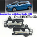 836102L010 836202L010 Rear Inside Door Handle Chrome LH RH 2EA i30 : i30cw 07