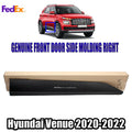 Genuine 87722K2000CA Front Door Side Molding Right For Hyundai Venue 2020-2022