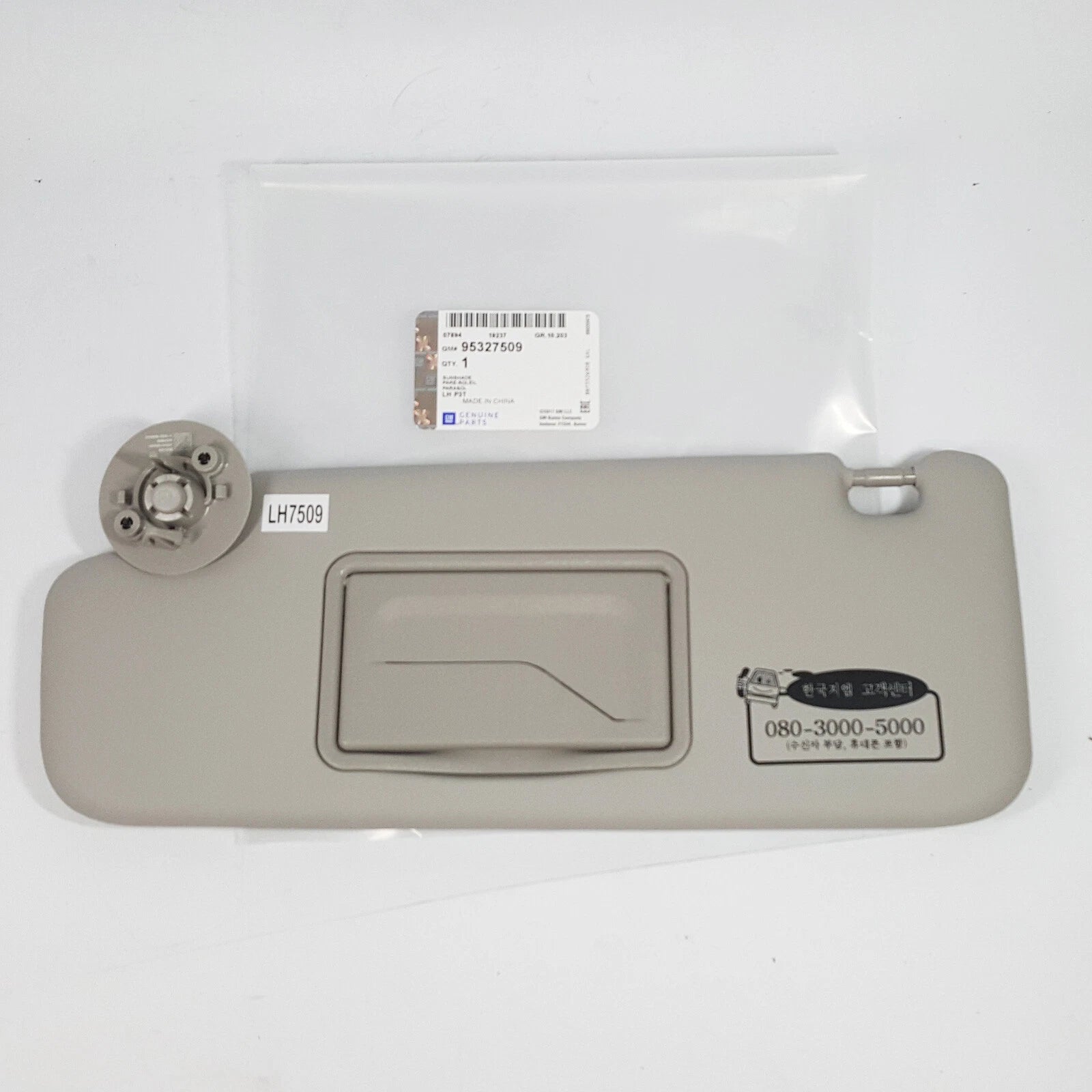 Chevrolet Interior Inside Sun Visor Shade LH Gray for GM Sonic 2012+ OEM Parts