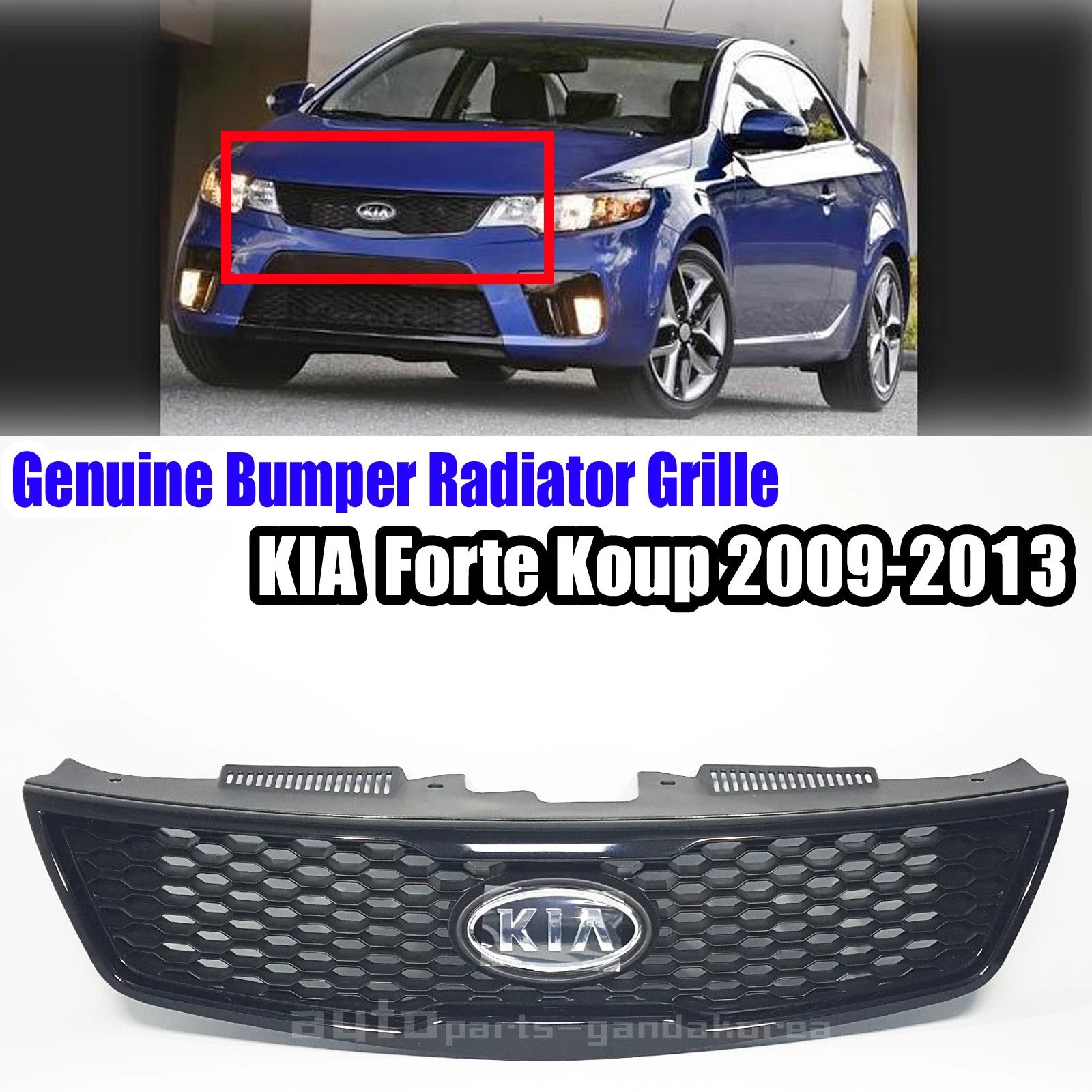 OEM 863501M310 Front Upper Bumper Radiator Grille For Kia Forte Koup 2009-2013