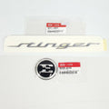 OEM Parts Front Emblem + Lettering Emblem 2Pcs Set For Kia Stinger 2017 - 2018