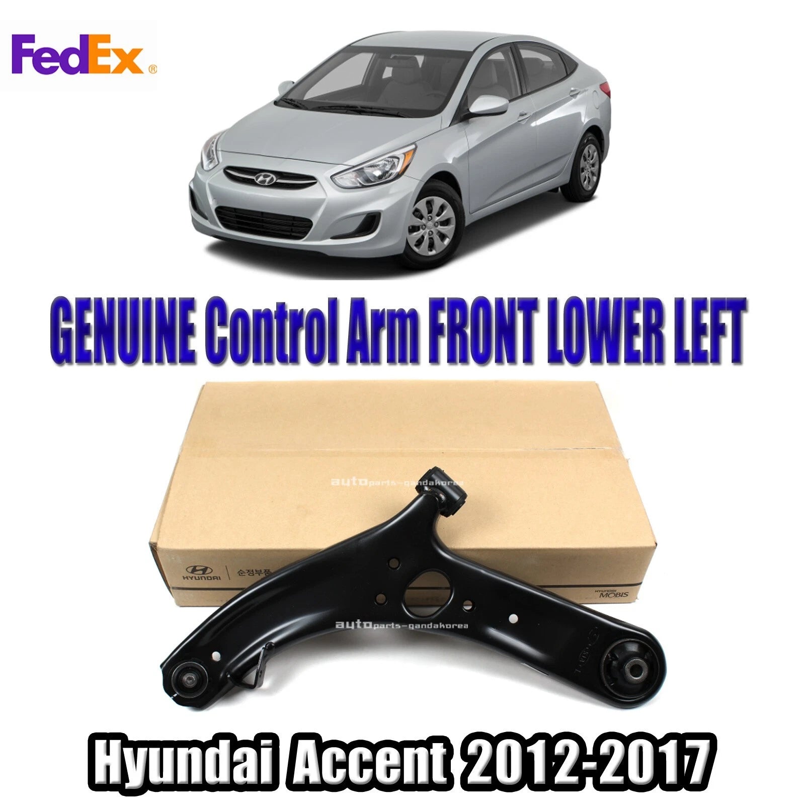 Genuine 545001R000 Control Arm FRONT LOWER LEFT LH For Hyundai Accent 2012-2017