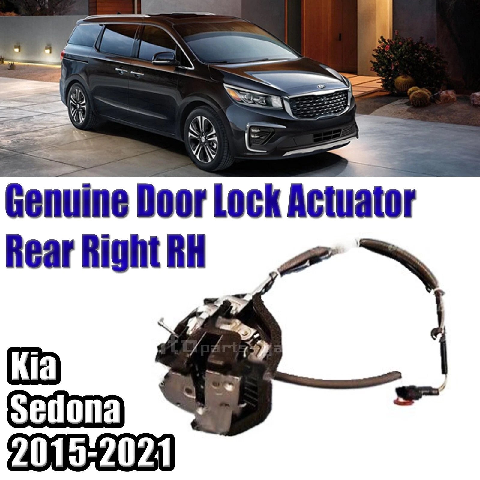 Genuine OEM 81420A9010 Door Lock Actuator Rear Right For Kia Sedona 2015-2021