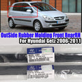 Only EMS Window OutSide Rubber Molding RH Front Rear 2p For Hyundai Getz 2006-2011