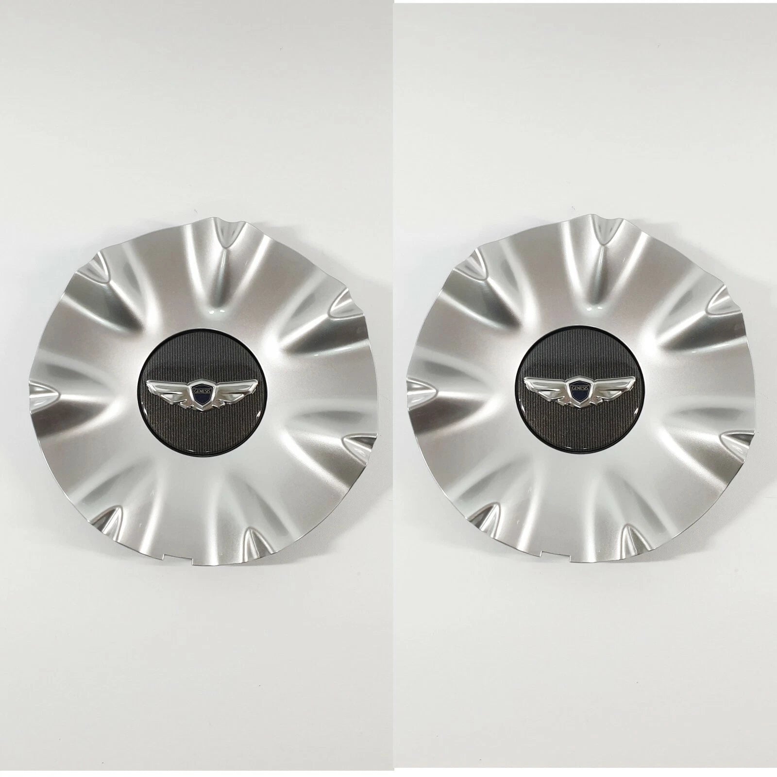Genuine 529603M200 18" Wing Wheel Center Cap 2ea For Hyundai GENESIS 2009-2014