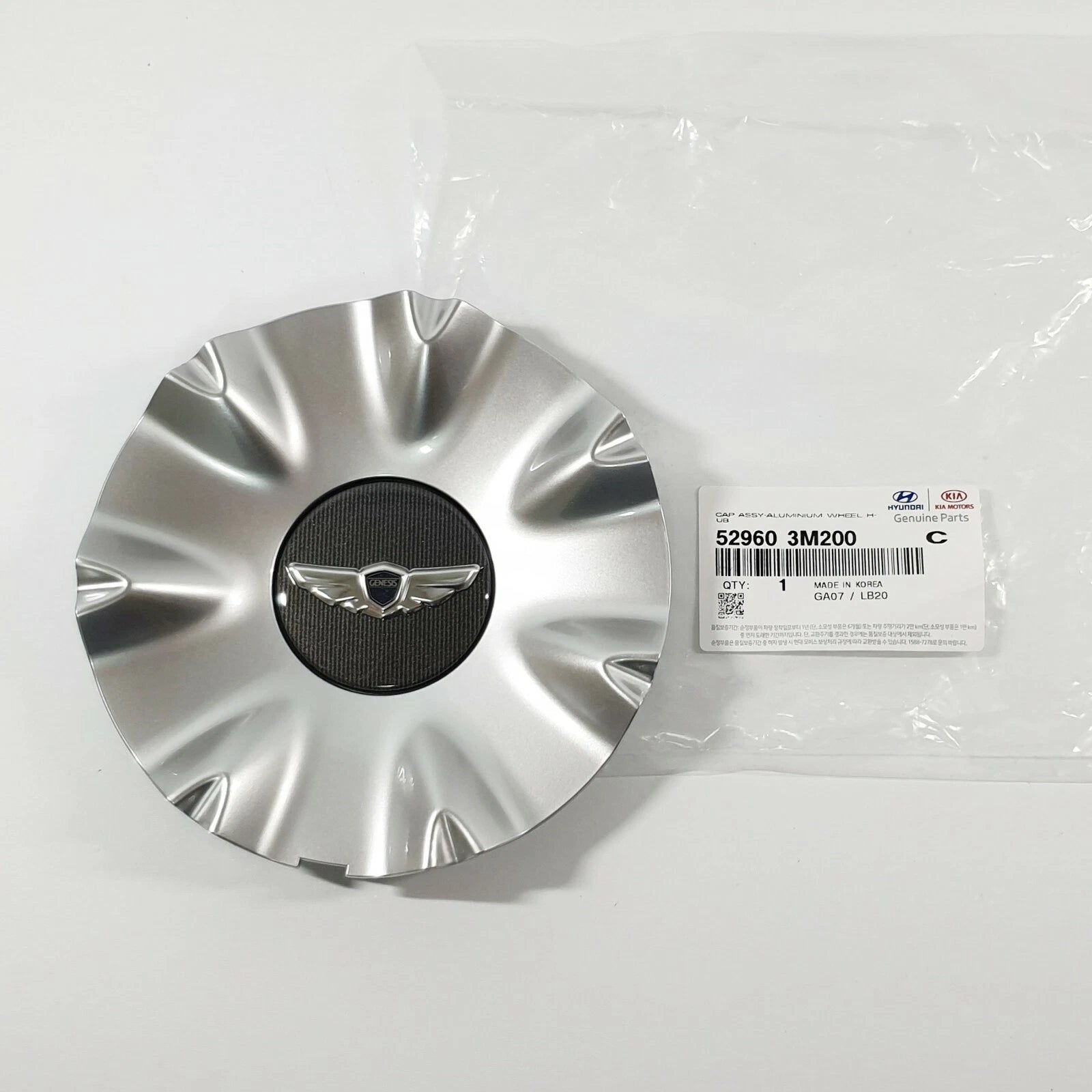 Genuine 529603M200 18" Wing Wheel Center Cap For Hyundai GENESIS Sedan 2009-2014