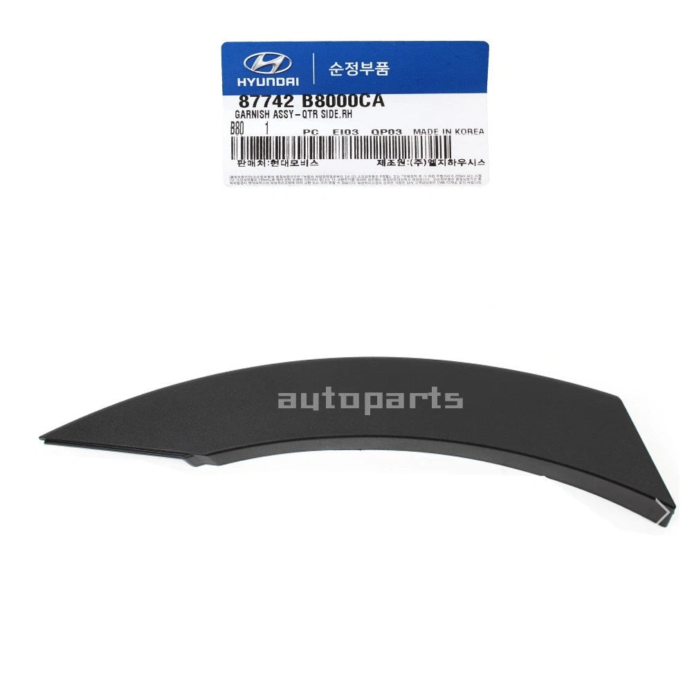 Genuine 87742B8000CA Rear Quarter Molding Right Passenger For Santa Fe 2013-2019