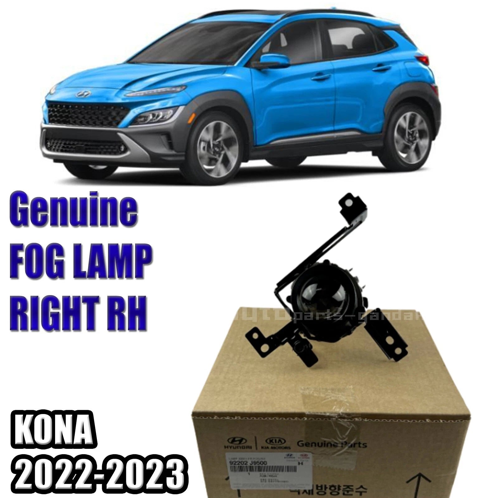 Fast 92202J9500 FOG LAMP PASSENGER RIGHT FOR HYUNDAI KONA 2022-2023