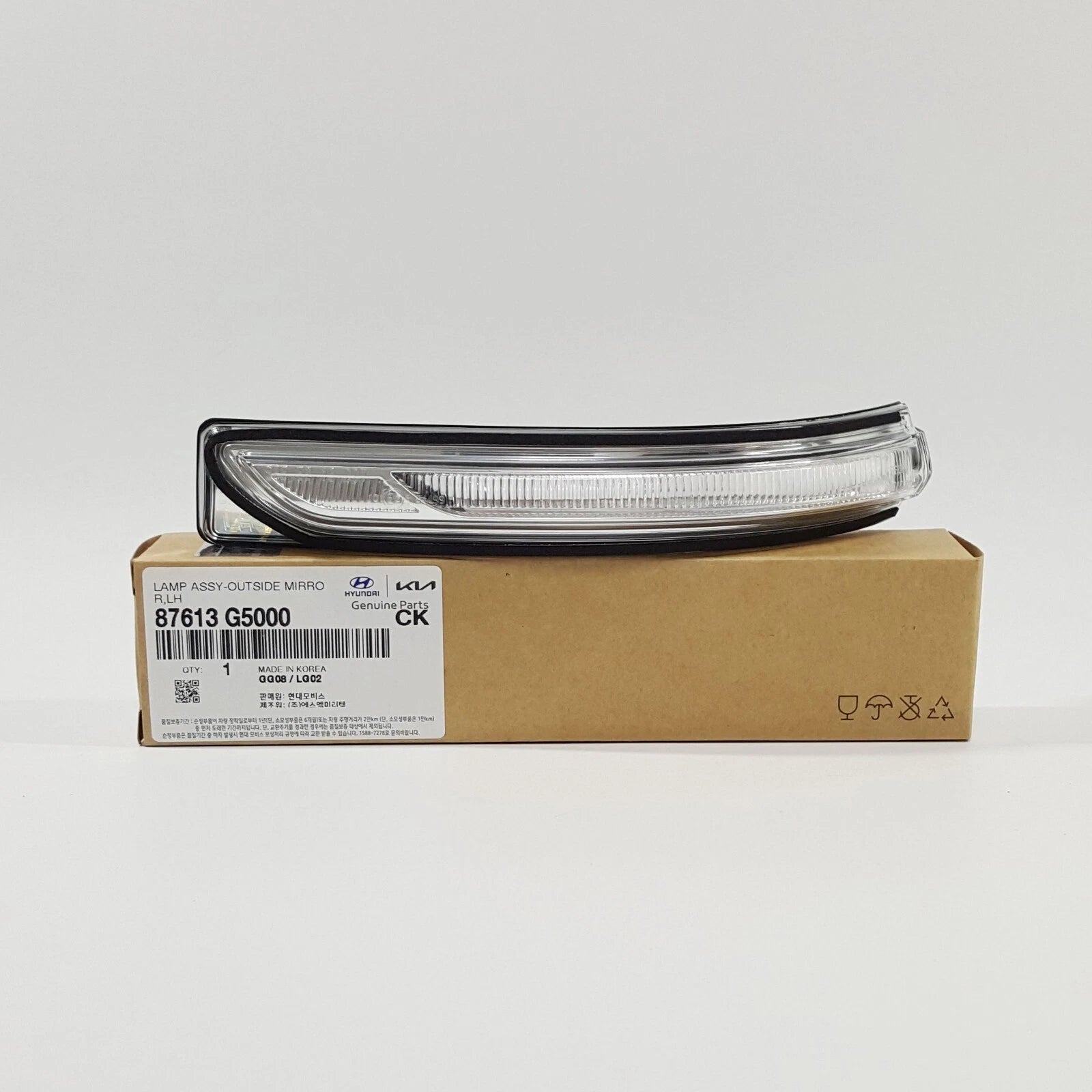 Genuine 87613G5000 Outside Mirror Turn Signal Lamp Left For Kia Niro 2017-2020