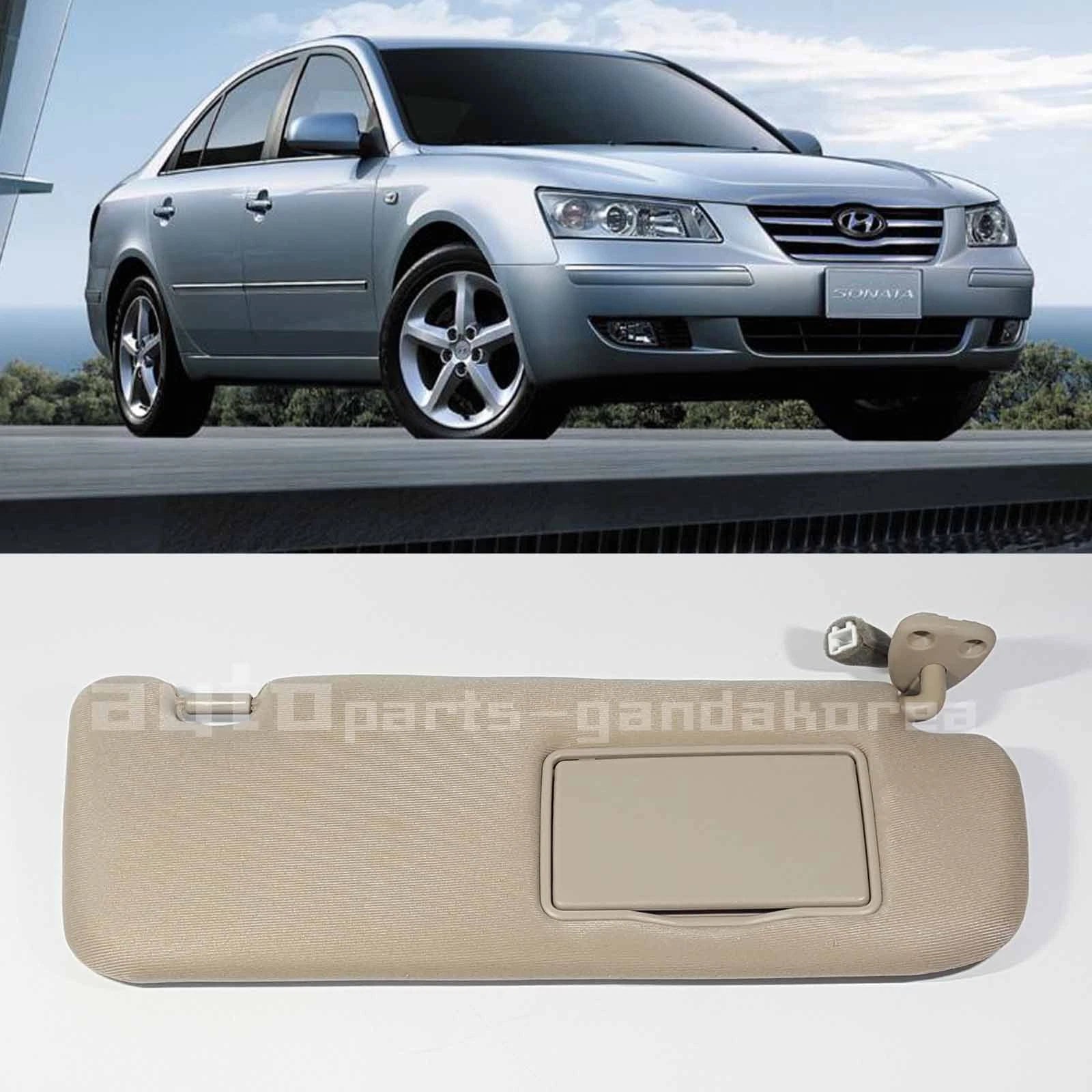 852023K000QD Sun Visor Inside Passenger Right Beige Hyundai Sonata 2006-2008