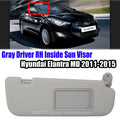 852203X000TX Sun Visor Inside Passenger Right Gray Hyundai Elantra MD 2011-2015