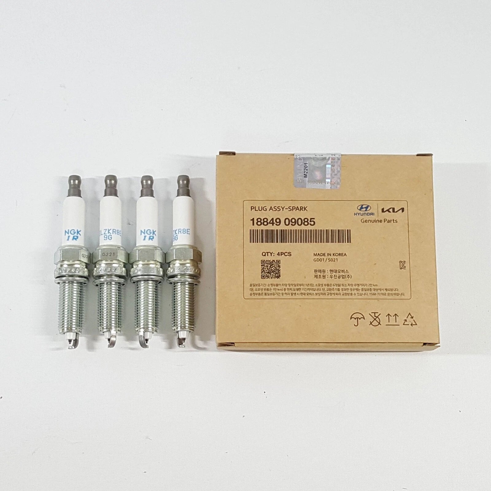 Genuine 1884909085 Iridium Spark Plug 4pcs For Kia K5 2011~2017