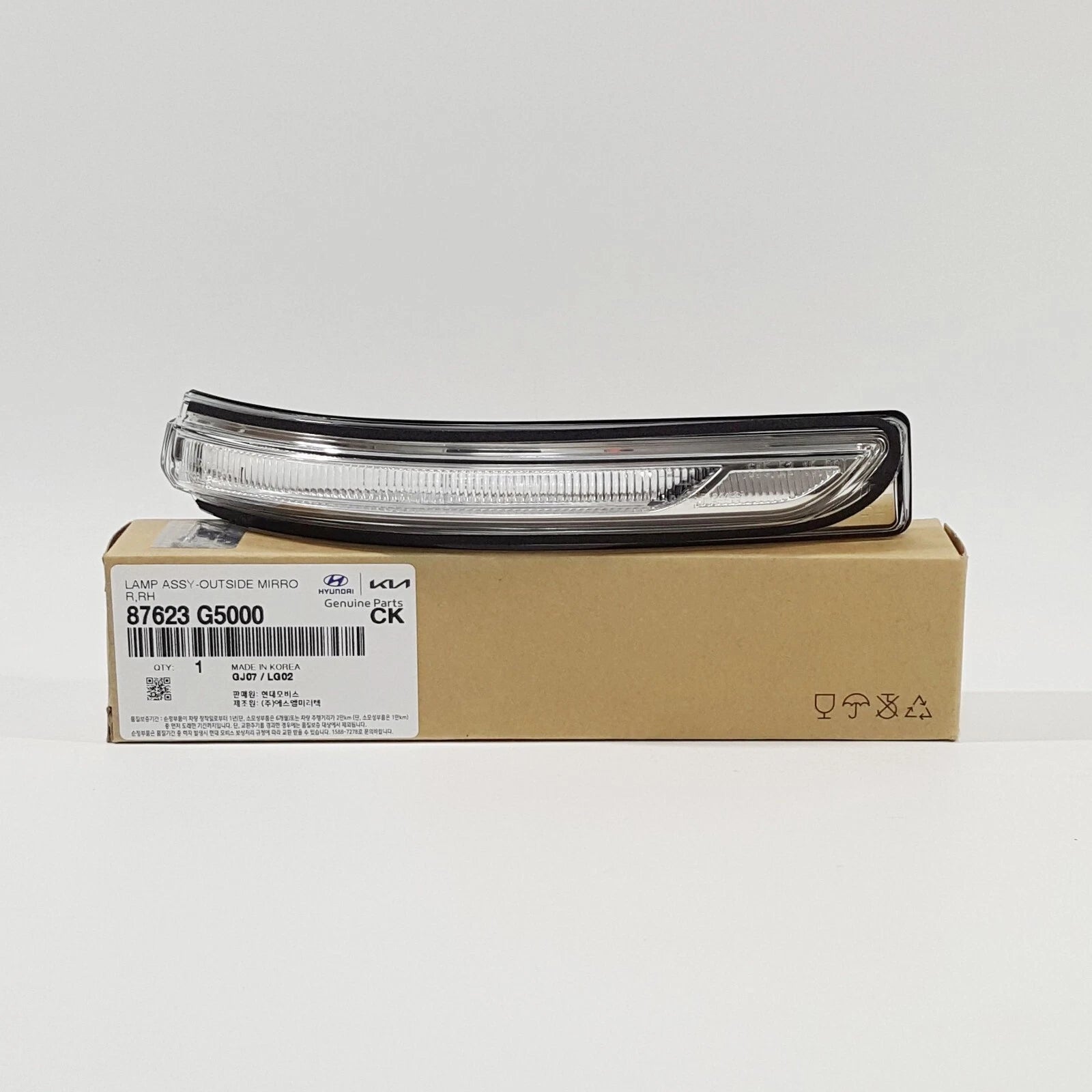 Genuine 87623G5000 Outside Mirror Turn Signal Lamp Right For Kia Niro 2017-2020
