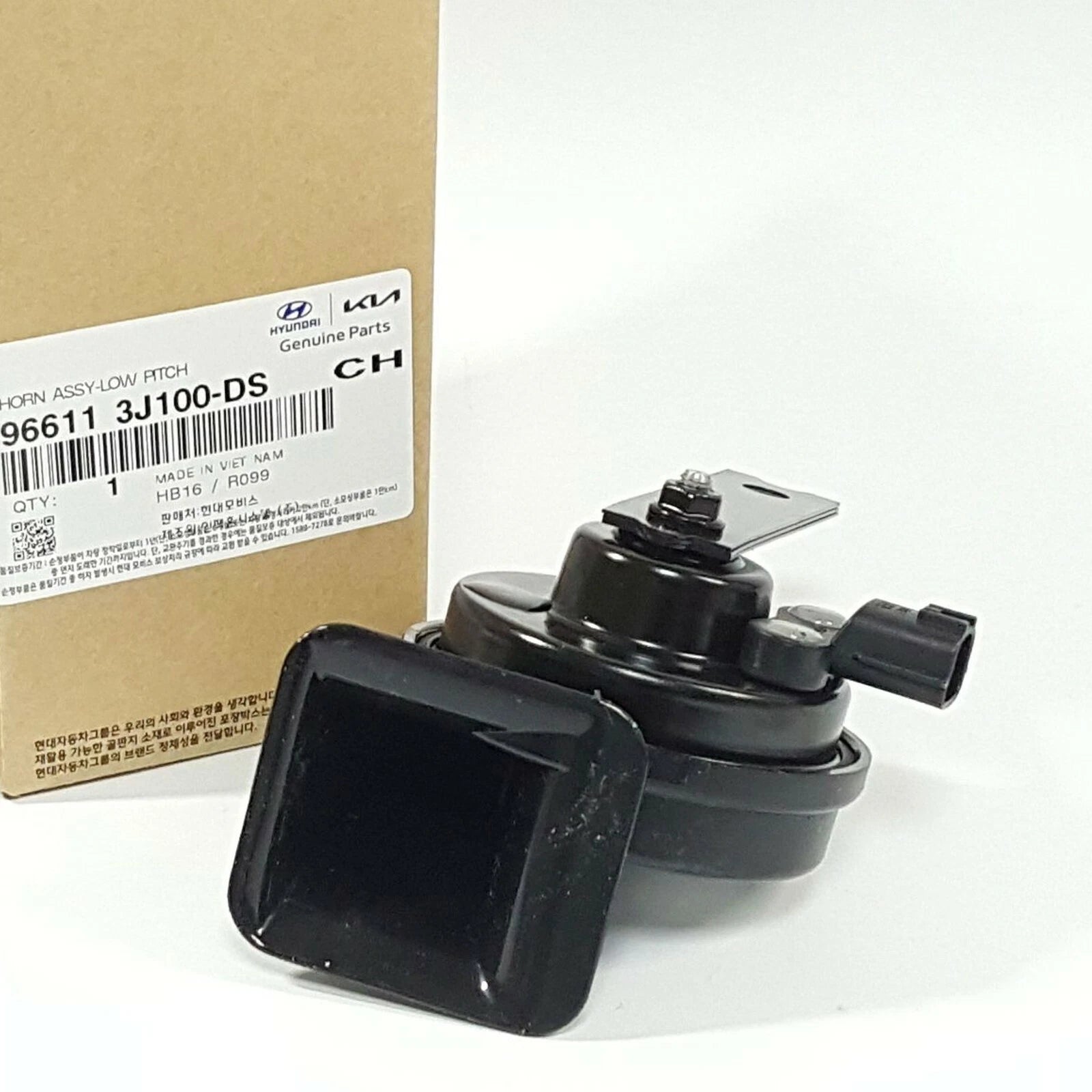 Genuine 966113J100DS Low Klaxon Horn For Hyundai Santa Fe CM 2007-2012