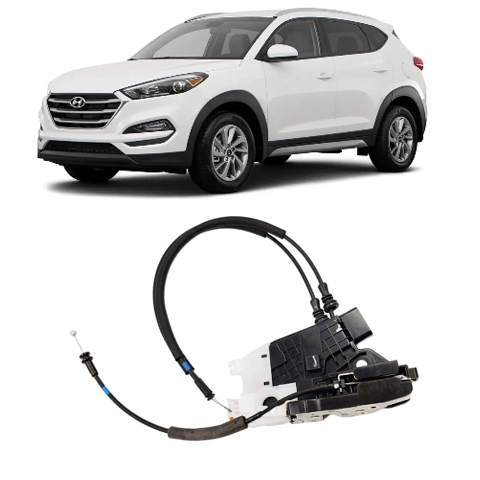 81410D3000 Power Door Lock Actuator w/ Latch for 16-20 Hyundai Tucson Rear Left