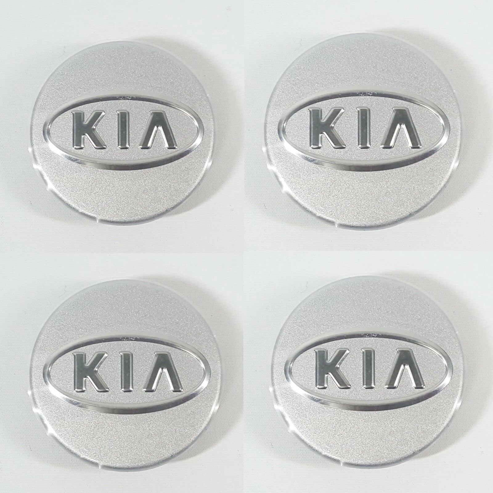 Genuine Wheel Center Hub Cap Aluminum 4ea For Kia 1.6L 2.0L 2.4L 2.7L 2005-2011