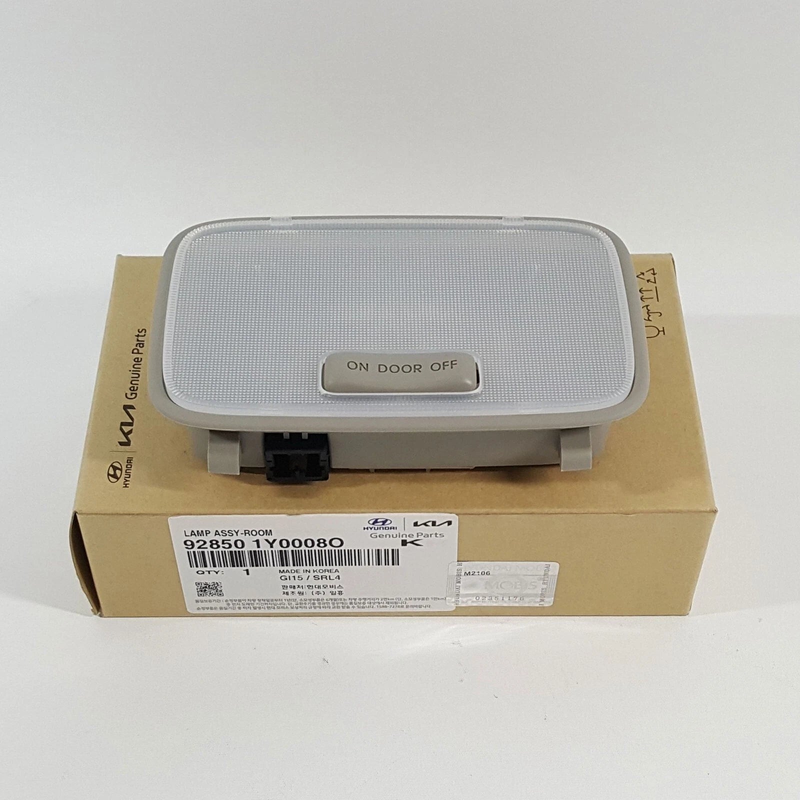 OEM 928501Y0008O Interior Room Lamp Without Sunroof For Kia Picanto 2011-2015