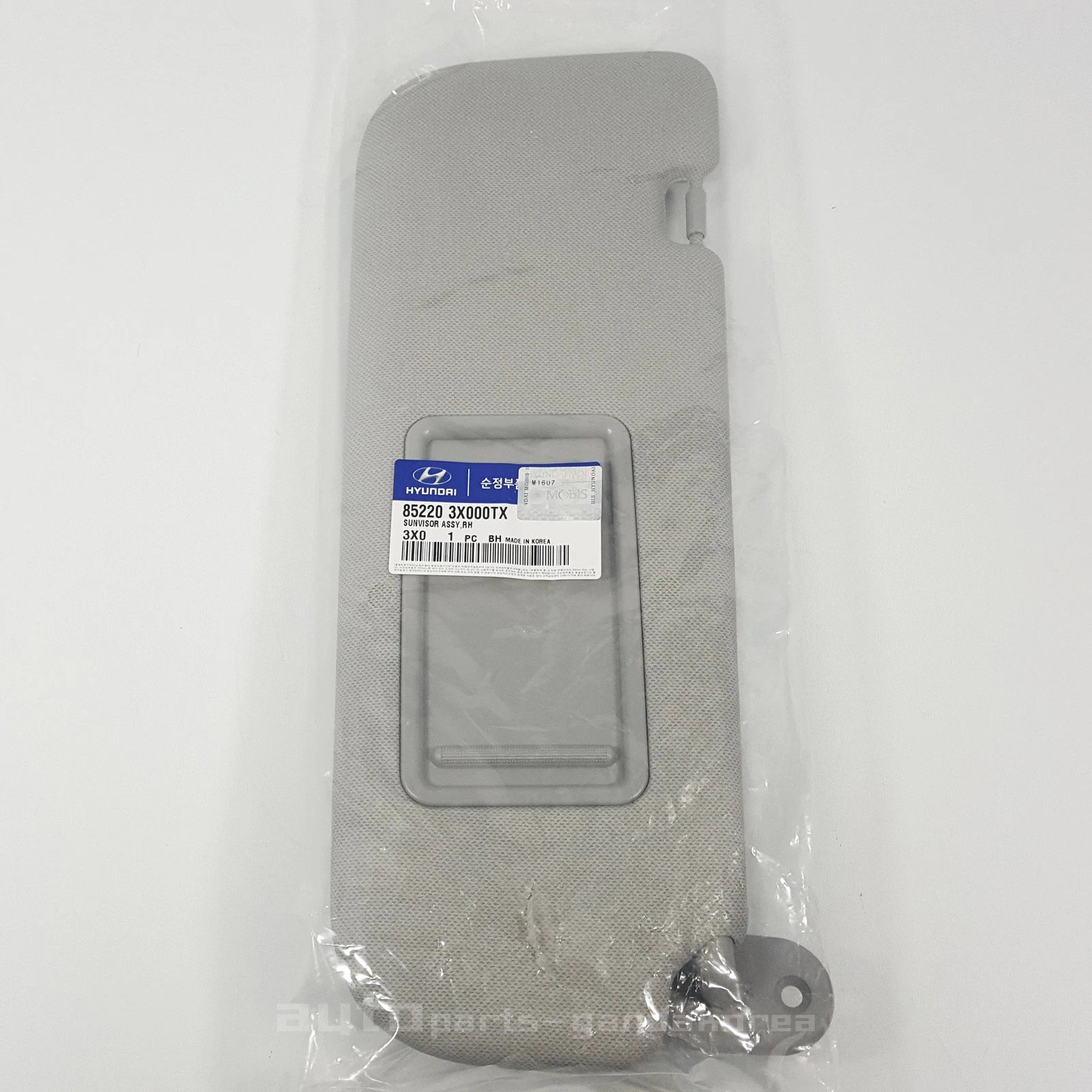 852203X000TX Sun Visor Inside Passenger Right Gray Hyundai Avante MD 2011-2015