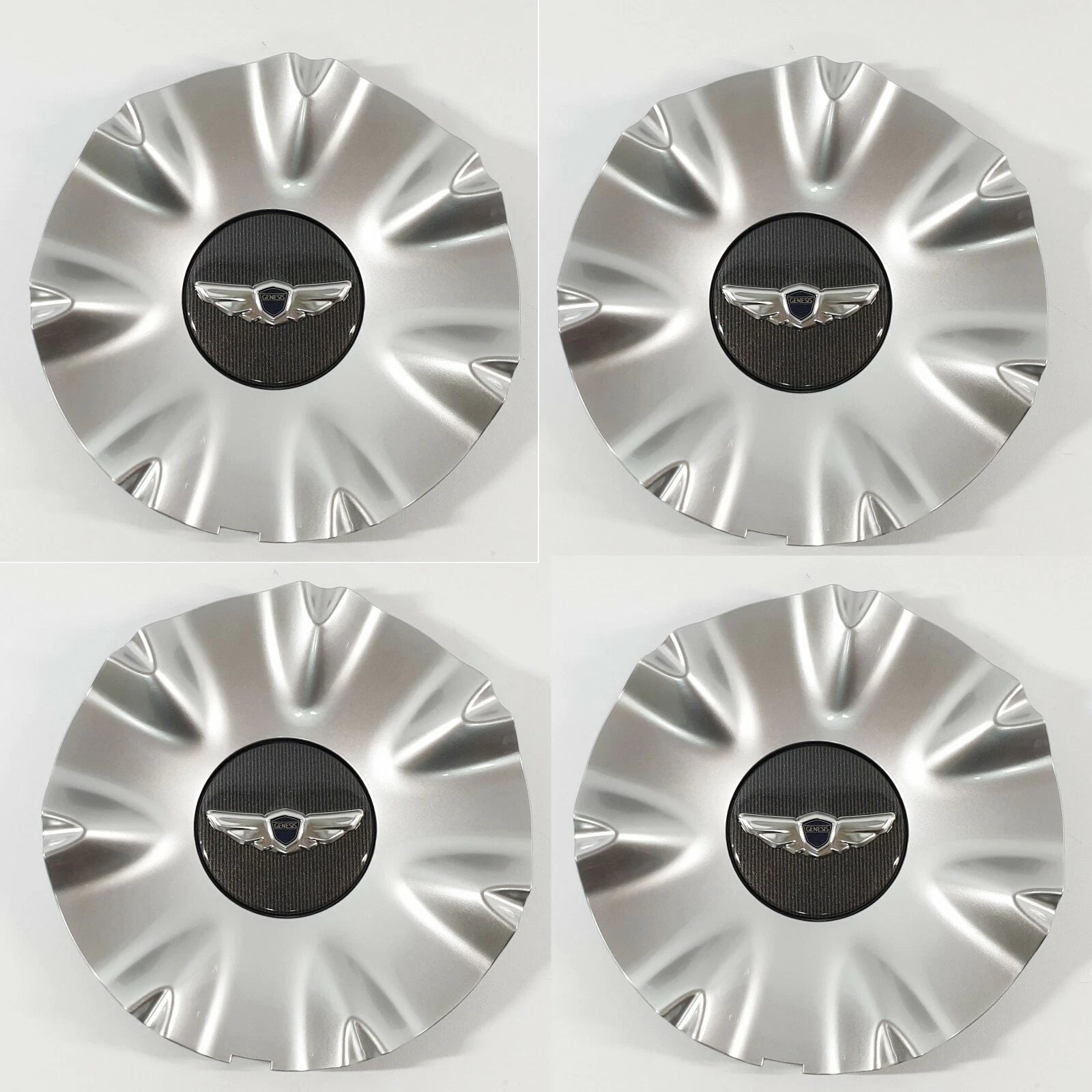 Genuine 529603M200 18" Wing Wheel Center Cap 4ea For Hyundai GENESIS 2009-2014