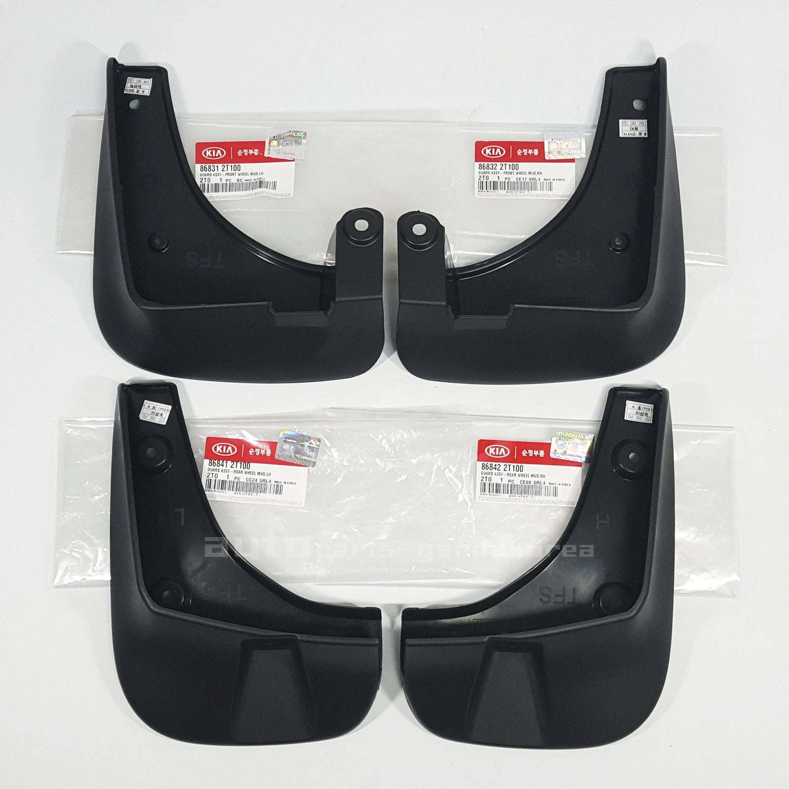 Genuine Mud Guards Splash Flaps Front & Rear 4PCS For Kia Optima 2011-2013