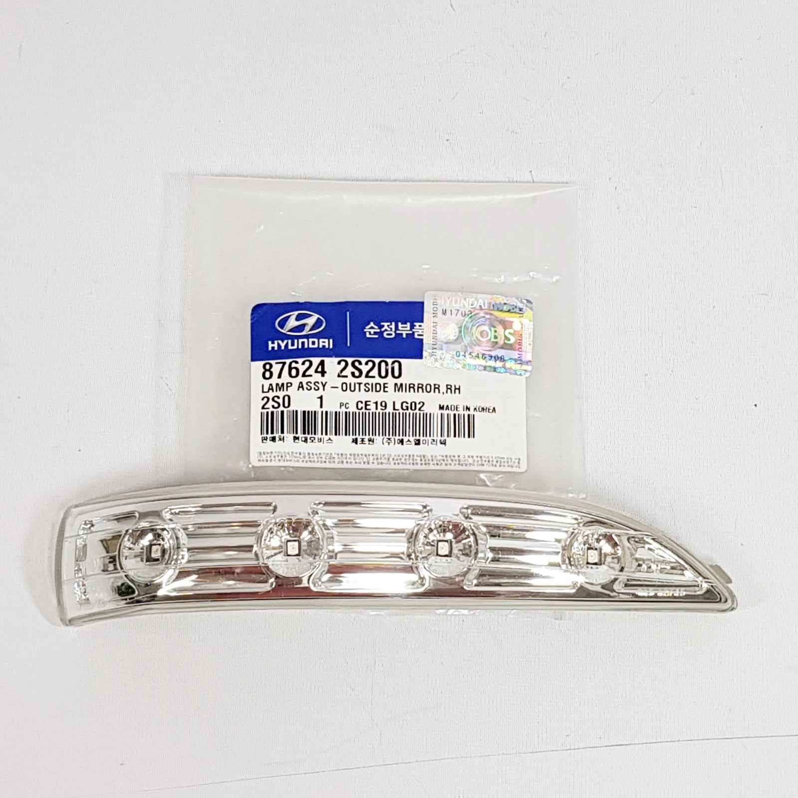 Genuine 876242S200 Outside Mirror LED Signal Lamp RH For Hyundai ix35 2010-2013