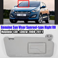 Genuine 852022L520TX Sun Visor Sunroof-type RH Gray Hyundai i30 i30CW 2008-2010